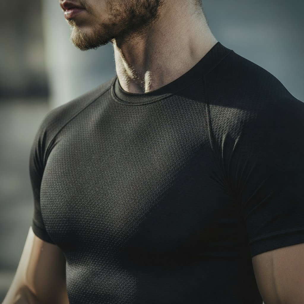 CombatArts rashguar black view of top chest